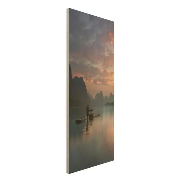 Jetzt Kaufen Sonnenaufgang über chinesischem Fluss