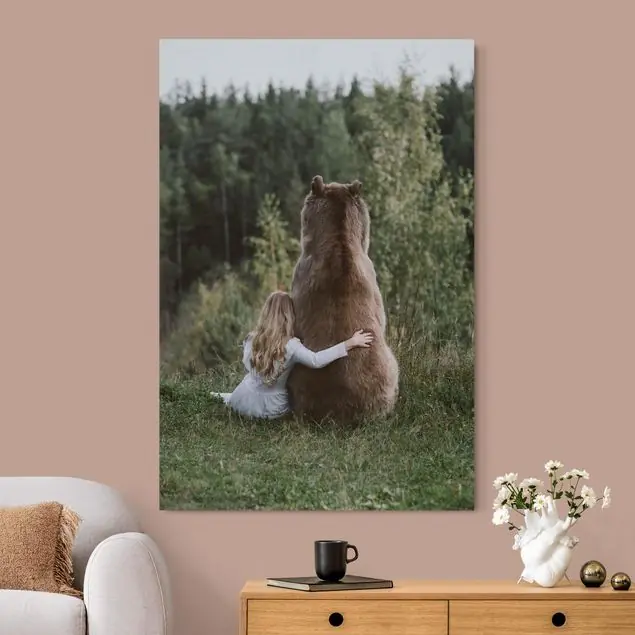 Abverkauf Mädchen mit Braunbär