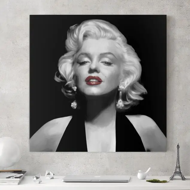 Marilyn mit roten Lippen Sonderaktion