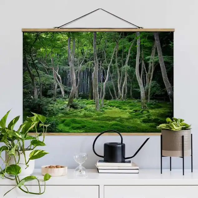 Sichere Zahlung Japanischer Wald