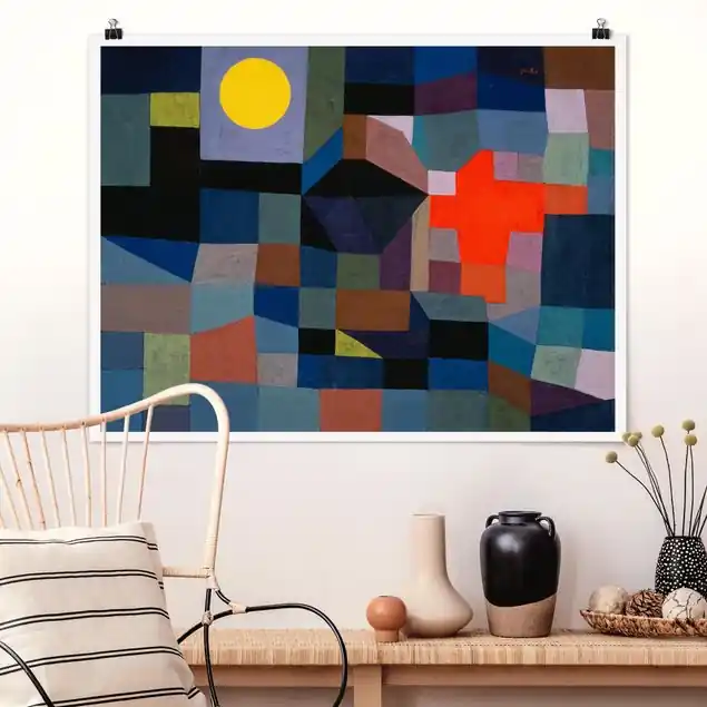 Preisreduziert Paul Klee - Feuer bei Vollmond