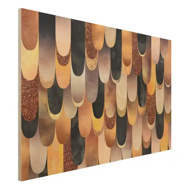Federn Bronze Schwarz Begrenztes Angebot