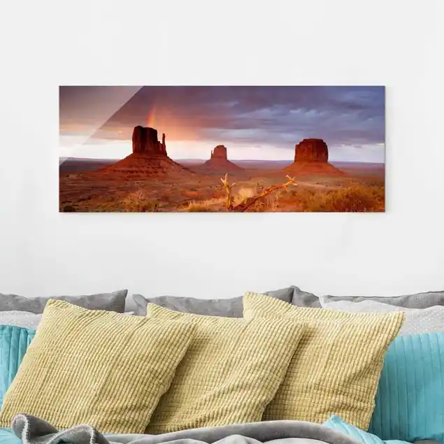 Kostenfreie Lieferung Monument Valley bei Sonnenuntergang