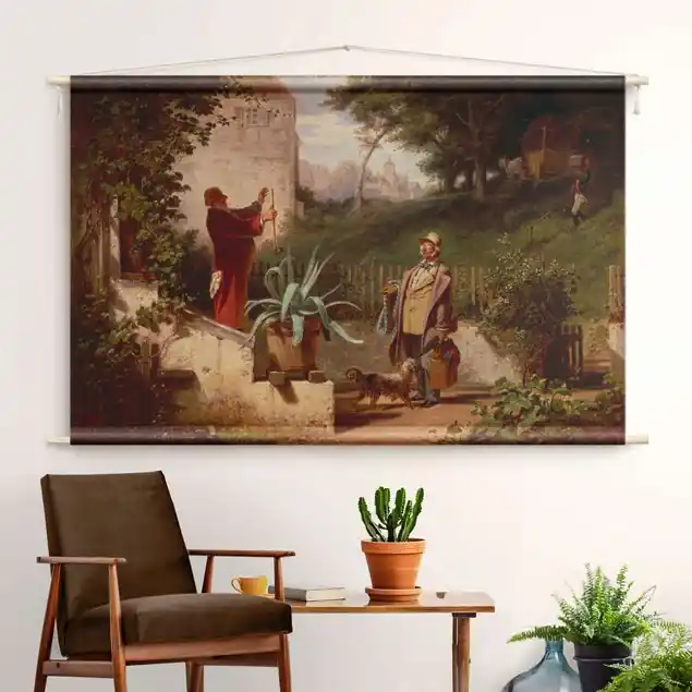 Carl Spitzweg - Jugendfreunde Echt