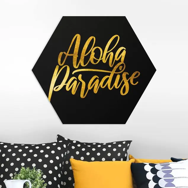 Saisonangebot Gold - Aloha Paradise auf Schwarz