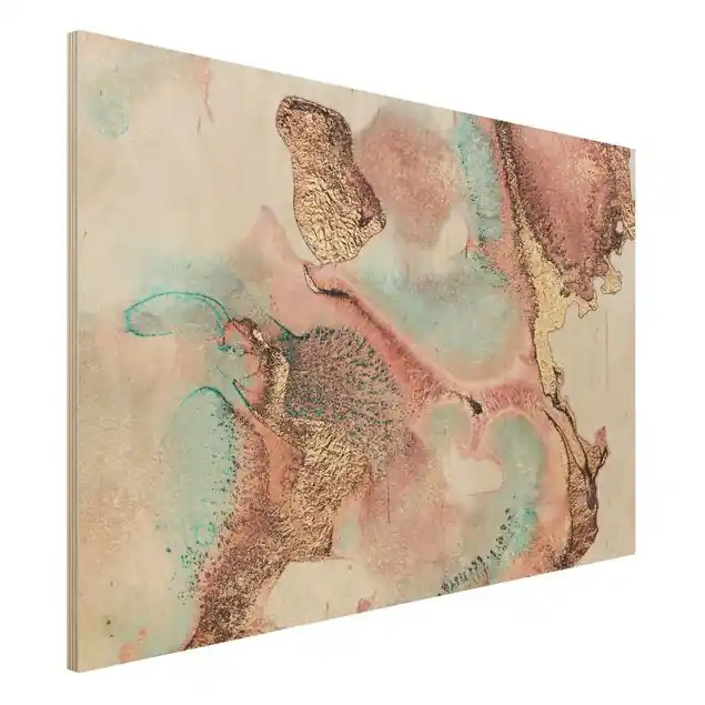 Goldenes Aquarell Rosé Sofort Bestellen