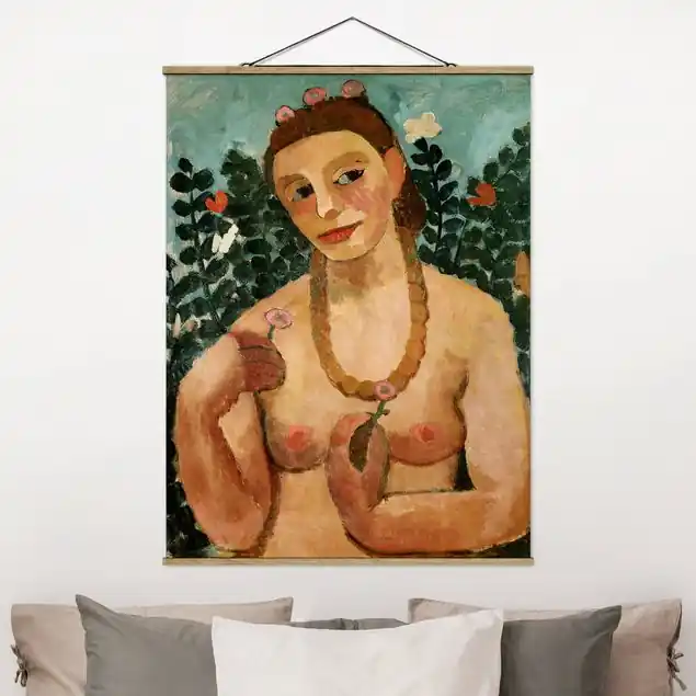 Paula Modersohn-Becker - Halbakt mit Bernsteinkette Markenprodukt
