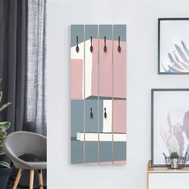 Schatten der Wände I Wandgarderobe Holzpalette Billig