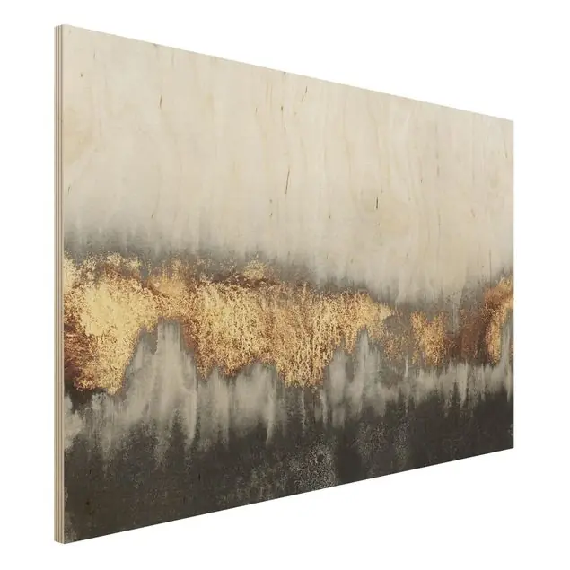 Goldspuren in Aquarell Nur Für Kurze Zeit