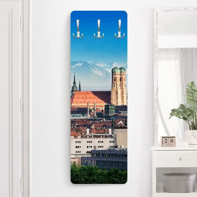 Sofort Bestellen München Wandgarderobe Holzpaneel