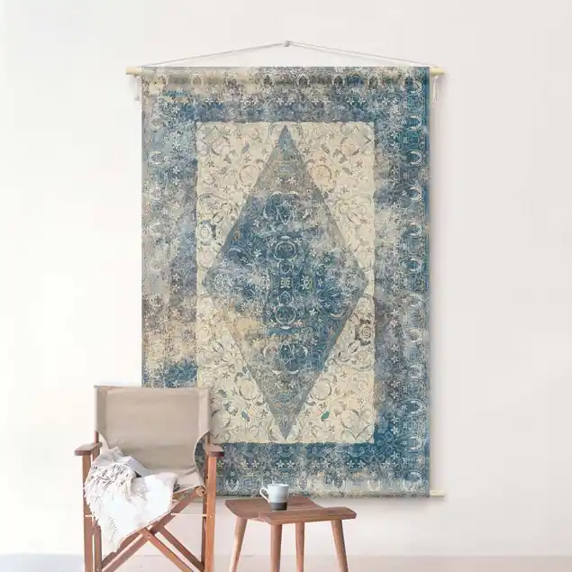 Begrenztes Angebot Arabischer Teppich in blau Vintage