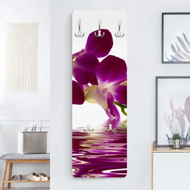 Pink Orchid Waters Wandgarderobe Holzpaneel Neue Kollektion