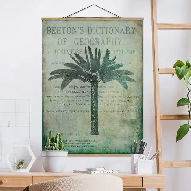 Letzte Chance Vintage Collage - Antike Palme