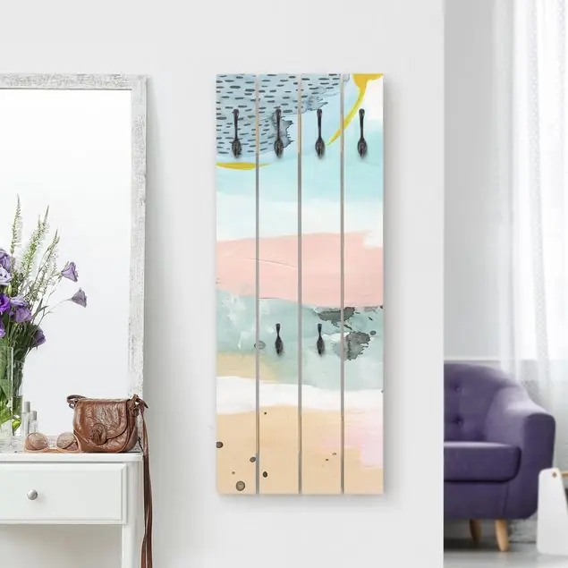 Online Kaufen Verschwommener Tagesanbruch III Wandgarderobe Holzpalette