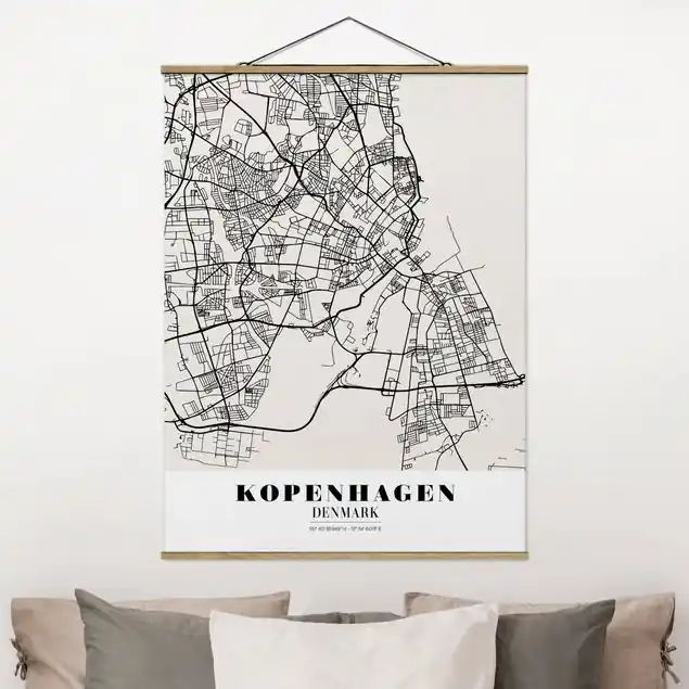 Nur Heute Stadtplan Kopenhagen - Klassik