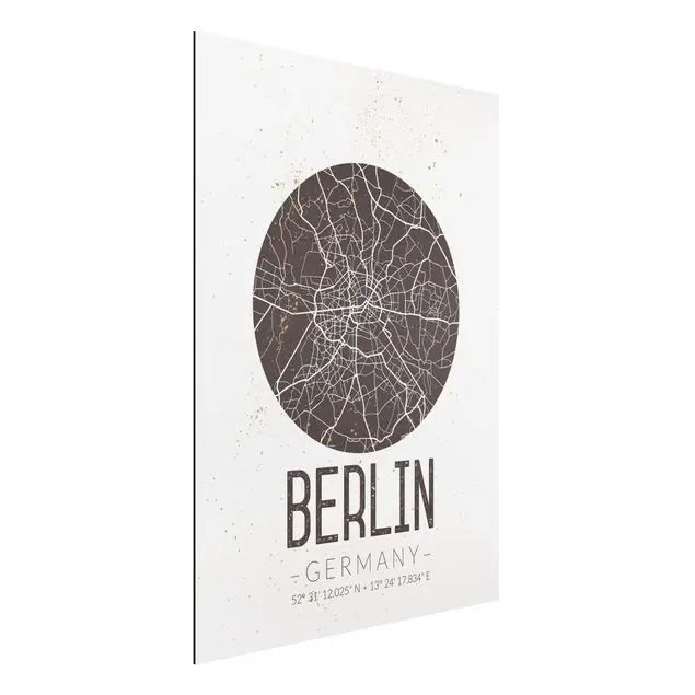 Ausverkauf Stadtplan Berlin - Retro