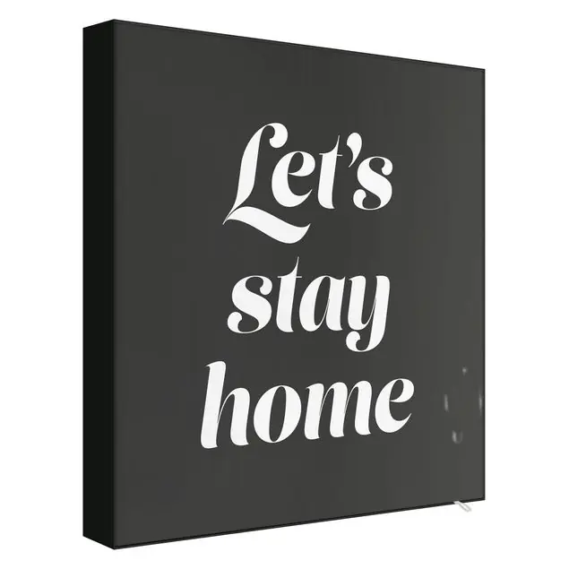 Expressversand Let's stay home Typo