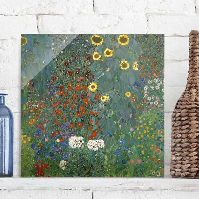Markenware Gustav Klimt - Garten Sonnenblumen