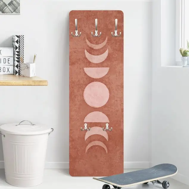Boho Mondphasen II Wandgarderobe Highlight