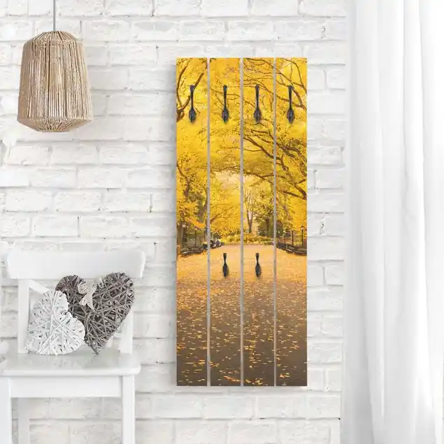 Herbst im Central Park Wandgarderobe Mega-Angebot