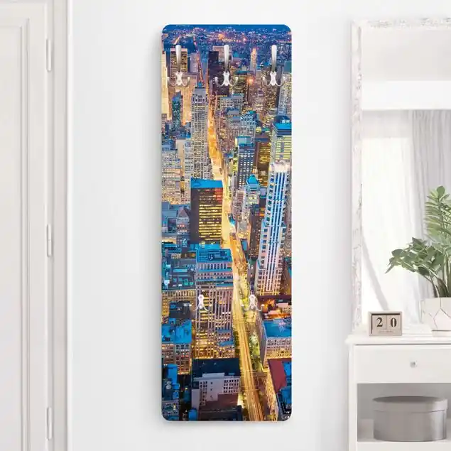 Jetzt Kaufen Midtown Manhattan Wandgarderobe Holzpaneel