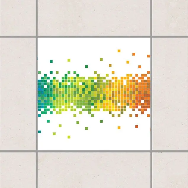 Saisonangebot Pixel-Regenbogen