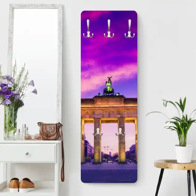 Das ist Berlin! Wandgarderobe Holzpaneel Rabatt