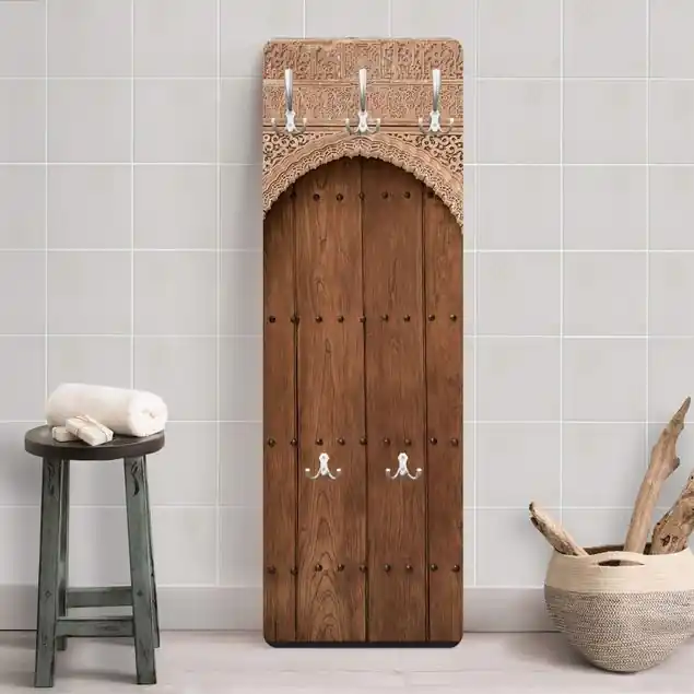 Expressversand Holztor aus dem Alhambra Palast Wandgarderobe Holzpaneel