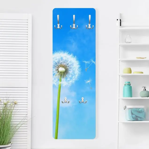 Flying Seeds Wandgarderobe Holzpaneel Sonderangebot