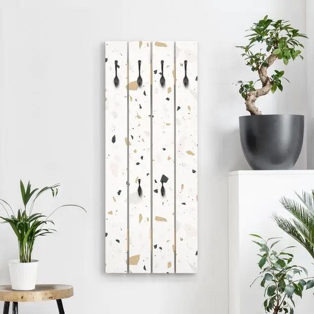 Detailliertes Terrazzo Muster San Remo Wandgarderobe Echt