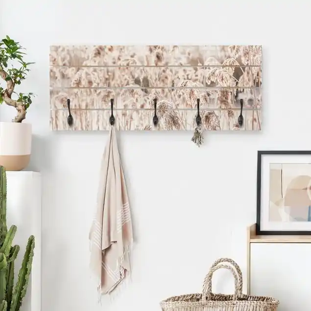Meer von sonnigem Schilfgras Wandgarderobe Markenprodukt