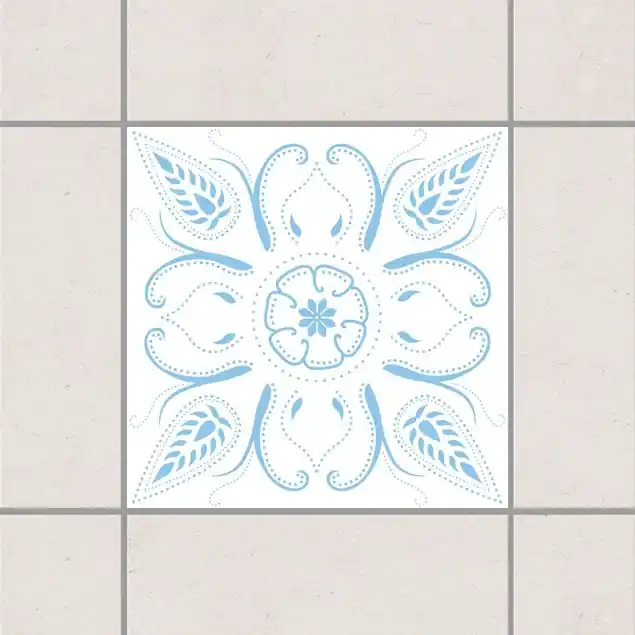 Knallerangebot Bandana White Light Blue Blau