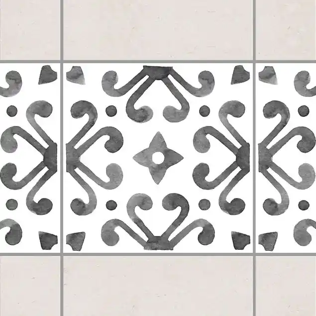 Muster Grau Weiß Serie No.7 Neue Ware