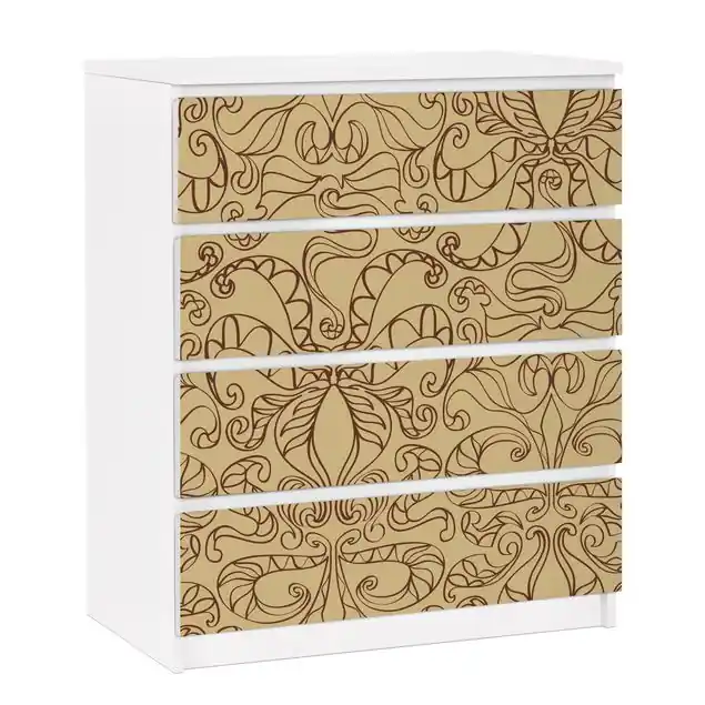 Echt Spirituelles Muster Beige