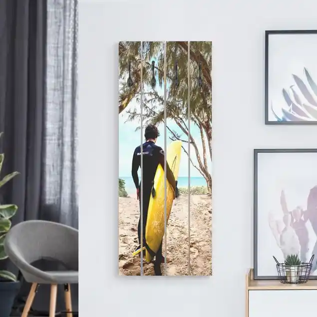 Surf mit mir Wandgarderobe Nur Für Kurze Zeit