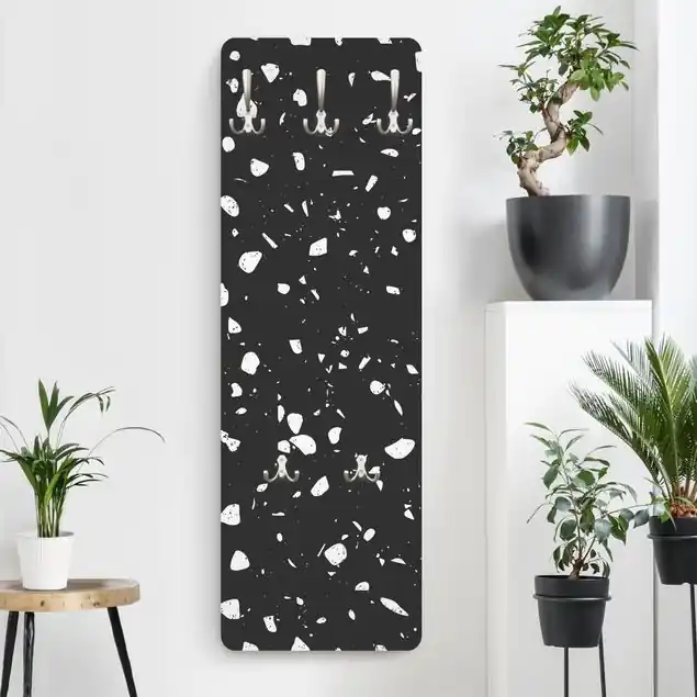 Terrazzo Muster Palermo Wandgarderobe Holzpaneel Nur Heute