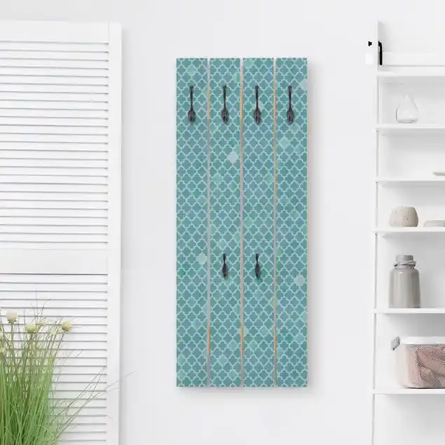 Marokkanisches Ornament Muster Wandgarderobe Preisreduziert