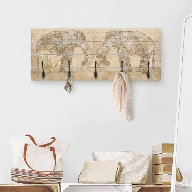 Vintage Collage - Spirit of Africa Wandgarderobe Schneller Versand