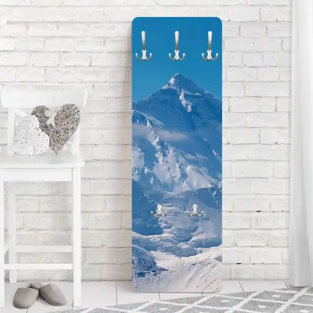 Aktuell Mount Everest Wandgarderobe Holzpaneel
