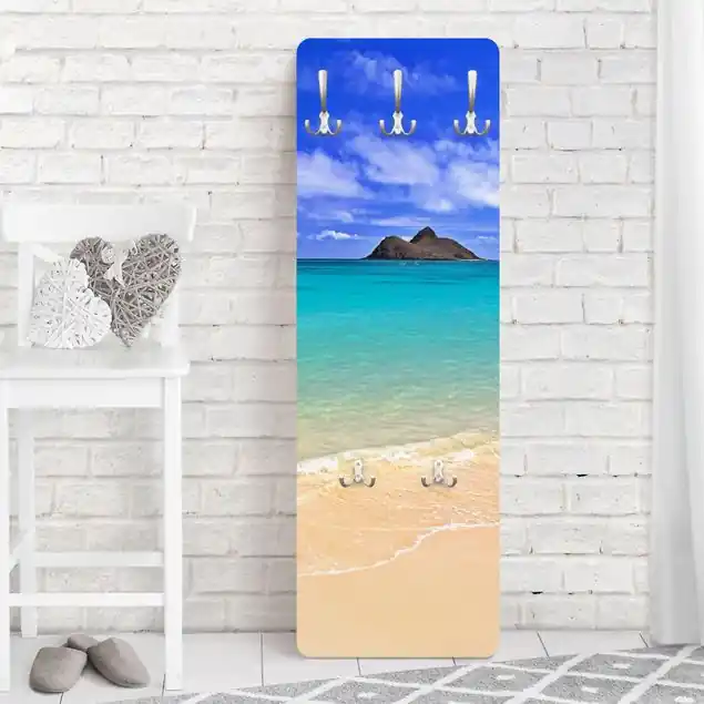 Paradise Beach Wandgarderobe Holzpaneel Sale