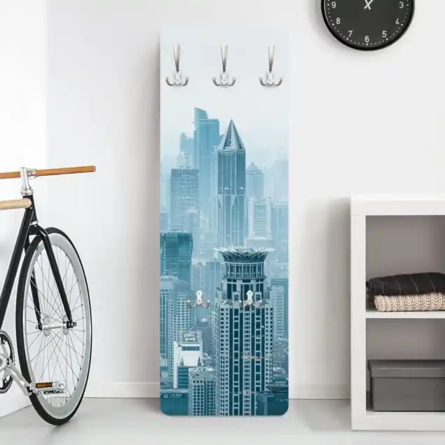 Nur Für Kurze Zeit Kühles Shanghai Wandgarderobe Holzpaneel