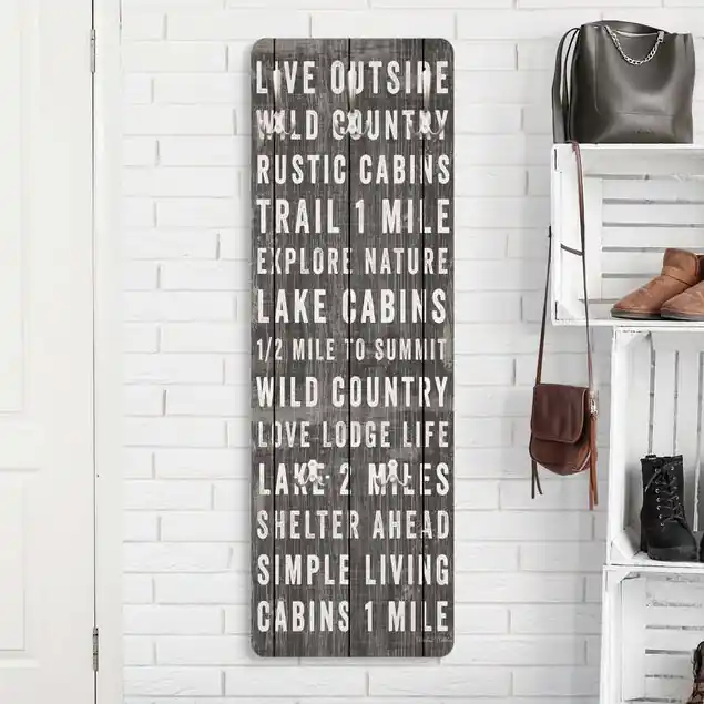 Live Outside Wandgarderobe Kostenloser Versand
