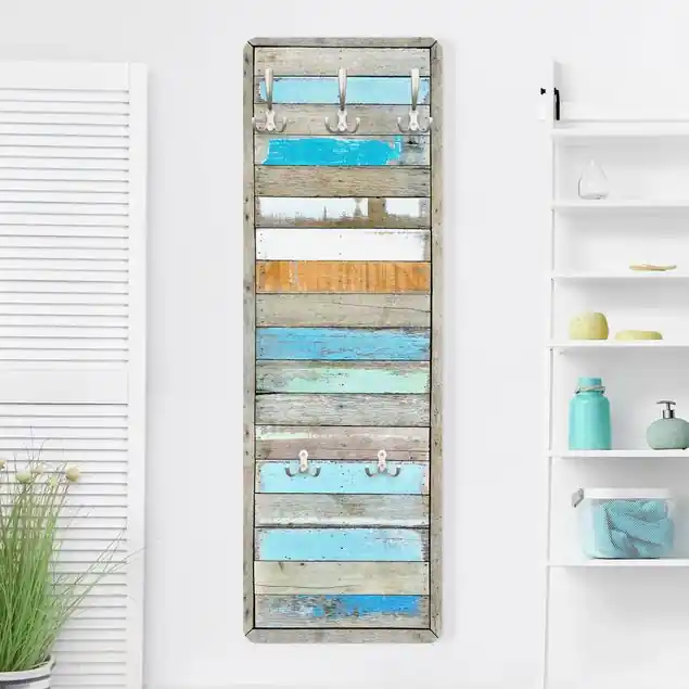 Shelves of the Sea Wandgarderobe Holzpaneel Highlight