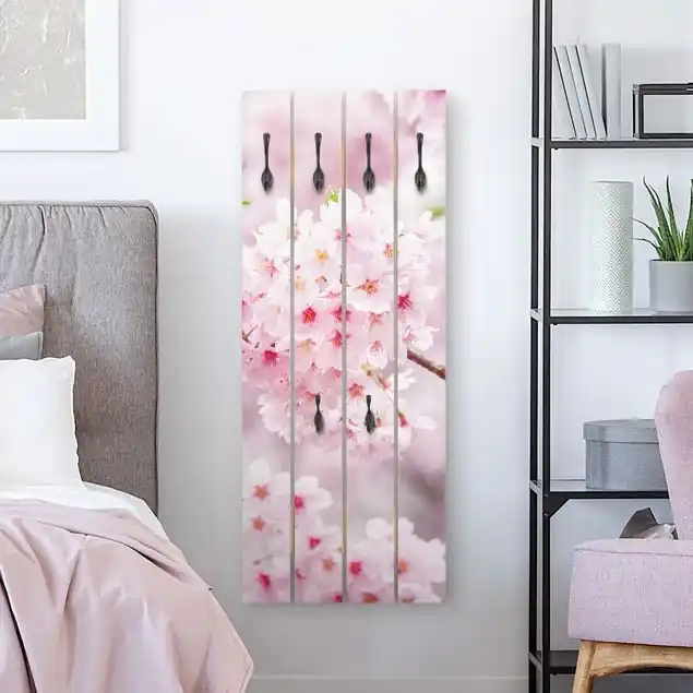 Kracherpreis Japanische Kirschblüten Wandgarderobe
