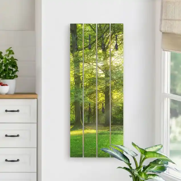 Heißes Angebot Spaziergang im Wald Wandgarderobe