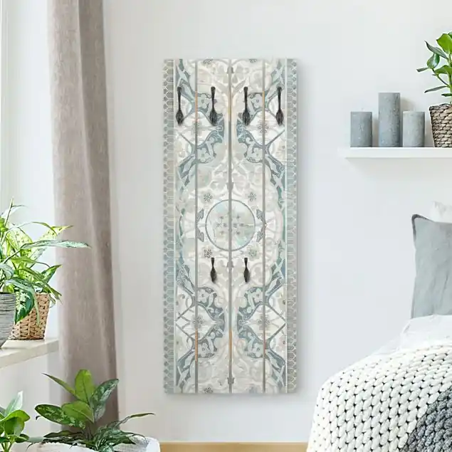 Neuheit Holzpaneel Persisch Vintage I Wandgarderobe Holzpalette