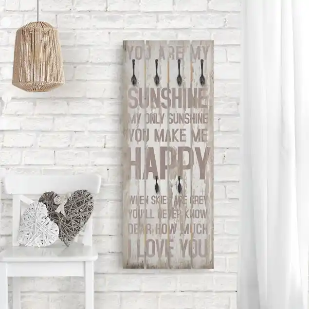 No.RS182 Sunshine Wandgarderobe Holzpalette Beliebt