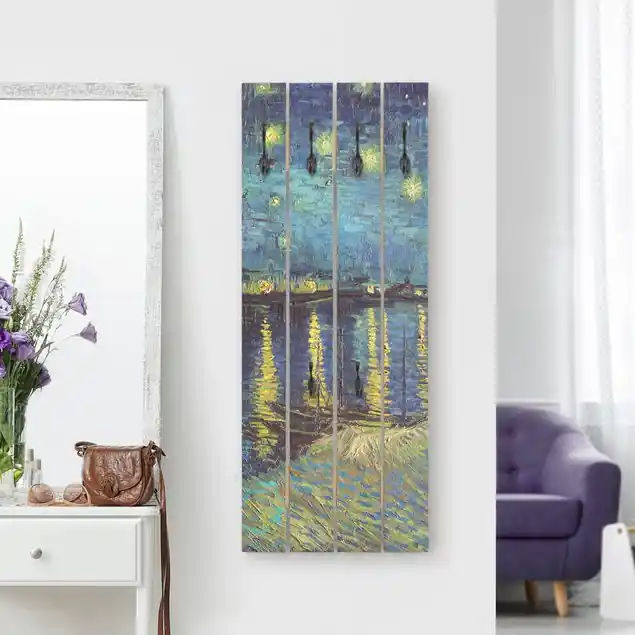 Vincent van Gogh - Sternennacht über der Rhône Wandgarderobe Neu