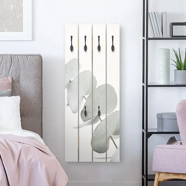 Eukalyptuszweig im Weißen Licht Wandgarderobe Markenprodukt