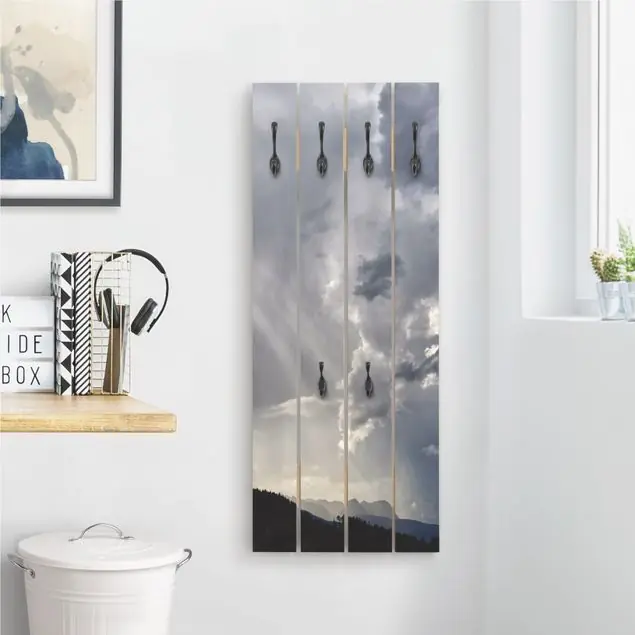 Wilde Wolken Wandgarderobe Meistverkauft